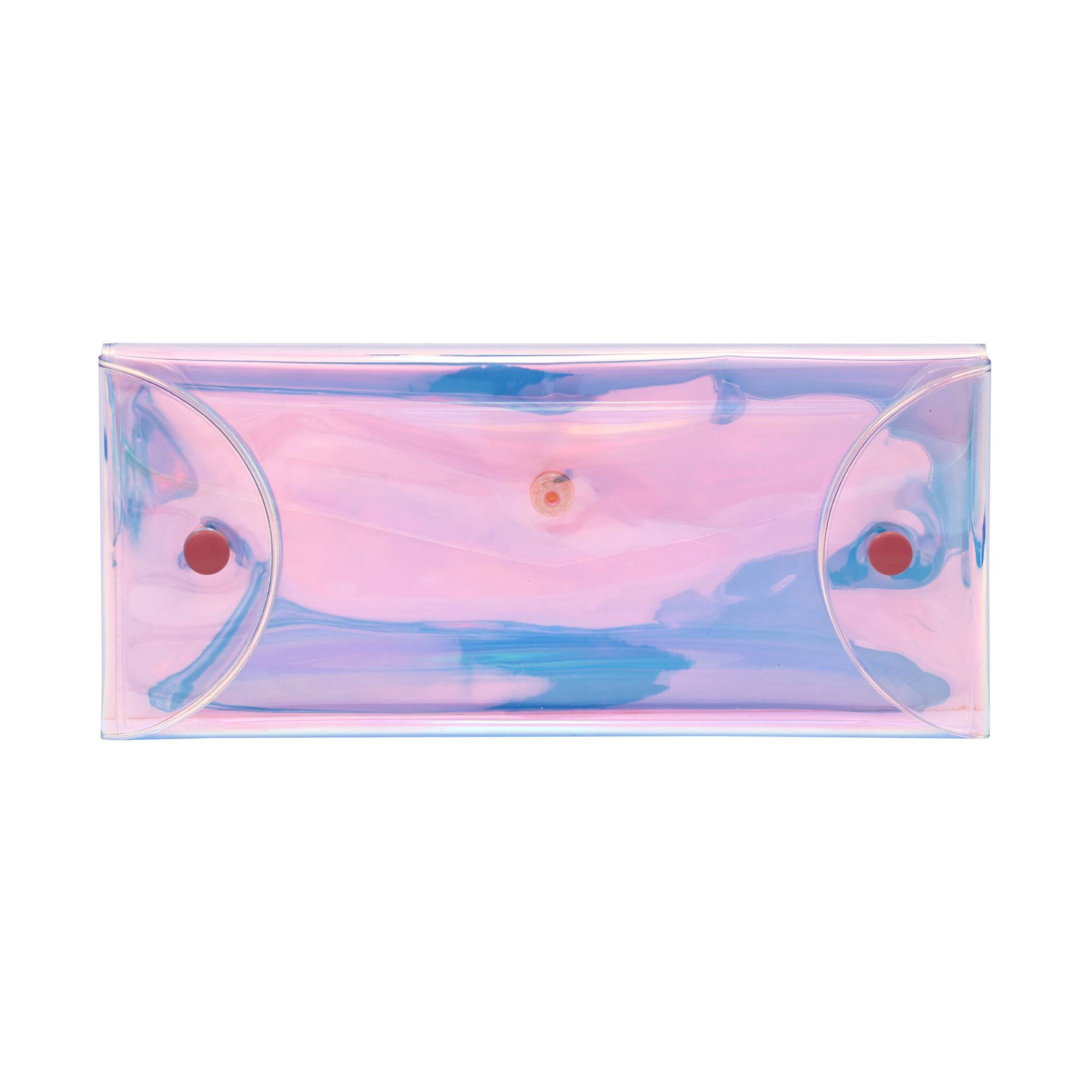 8" Clear Iridescent Pouch by Fab Finds